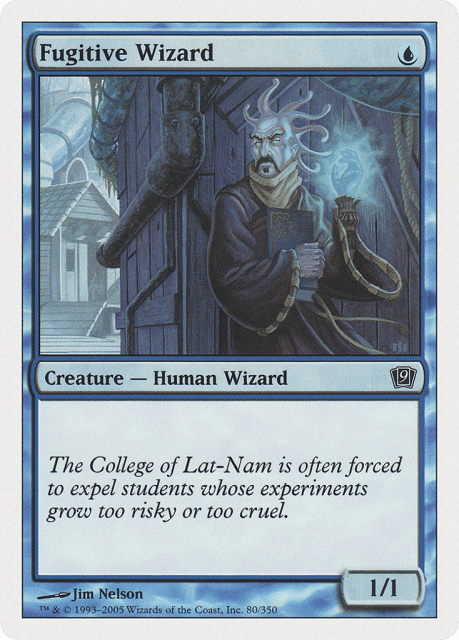 Fugitive Wizard (80) — Ninth Edition