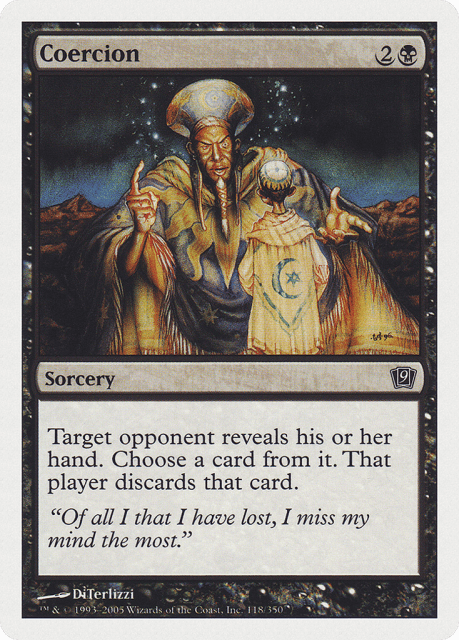 Coercion (118) — Ninth Edition