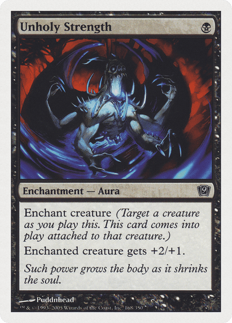 Unholy Strength (168) — Ninth Edition