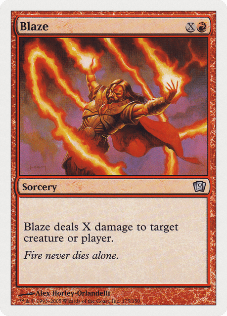 Blaze (175) — Ninth Edition