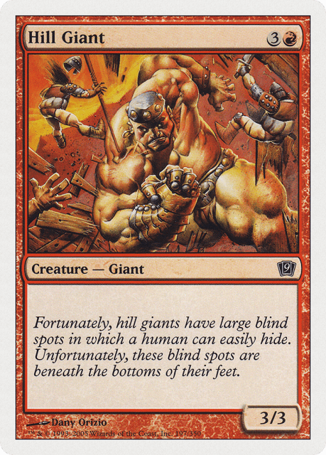 Hill Giant (197) — Ninth Edition