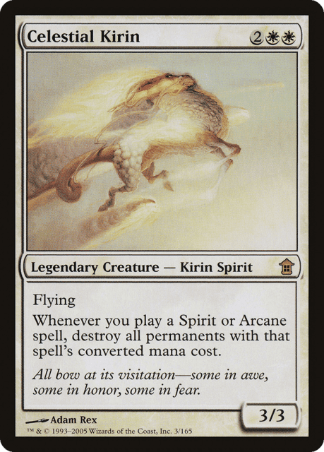 Celestial Kirin (3) — Saviors of Kamigawa