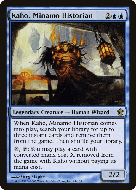 Kaho, Minamo Historian (41) — Saviors of Kamigawa