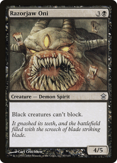 Razorjaw Oni (87) — Saviors of Kamigawa