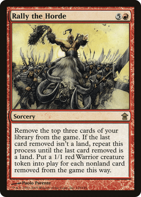 Rally the Horde (110) — Saviors of Kamigawa