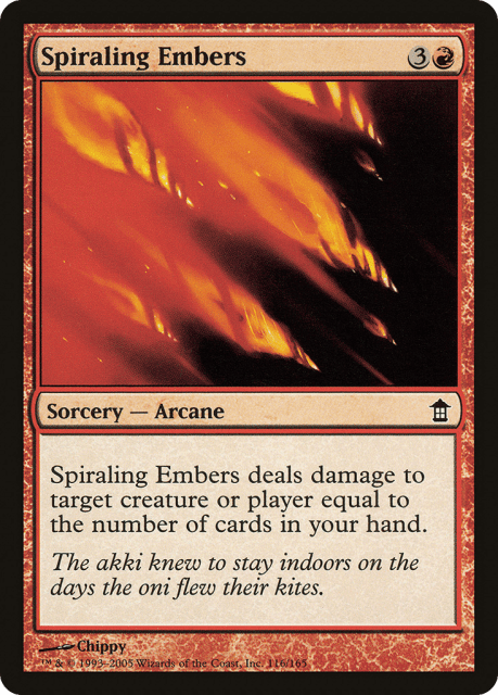 Spiraling Embers (116) — Saviors of Kamigawa