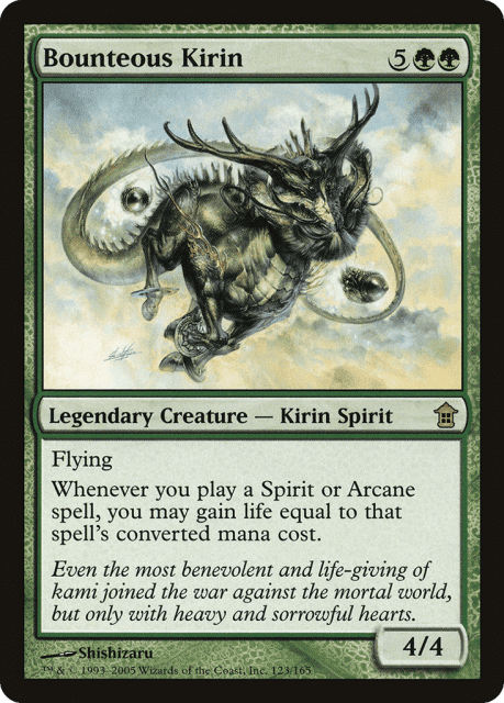 Bounteous Kirin (123) — Saviors of Kamigawa