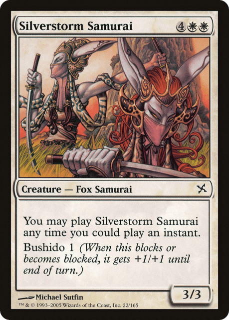 Silverstorm Samurai (22) — Betrayers of Kamigawa