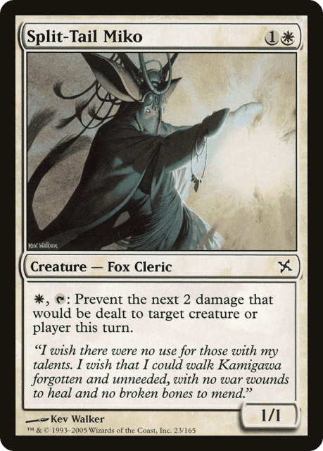 Split-Tail Miko (23) — Betrayers of Kamigawa