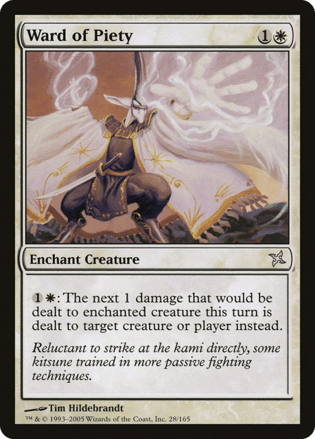 Ward of Piety (28) — Betrayers of Kamigawa