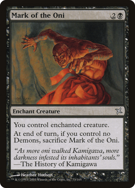 Mark of the Oni (73) — Betrayers of Kamigawa