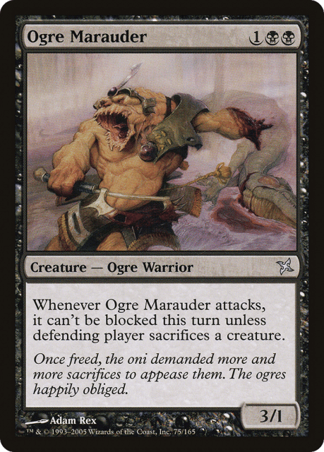 Ogre Marauder (75) — Betrayers of Kamigawa