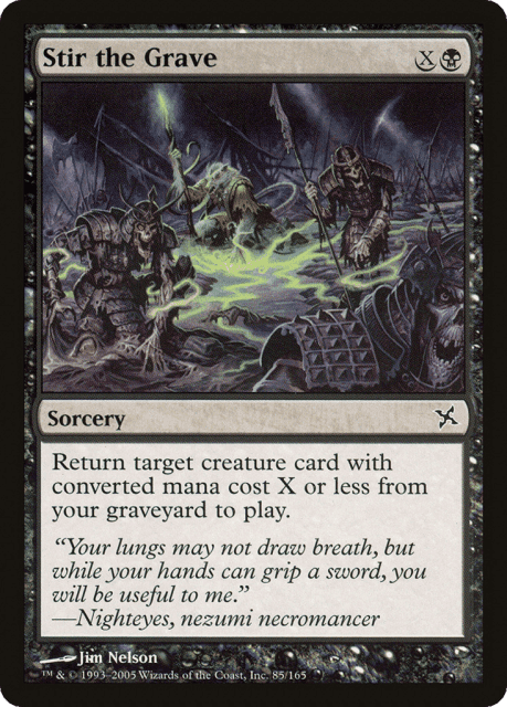 Stir the Grave (85) — Betrayers of Kamigawa