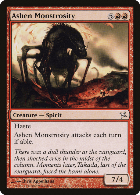 Ashen Monstrosity (93) — Betrayers of Kamigawa