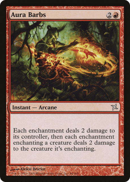 Aura Barbs (94) — Betrayers of Kamigawa