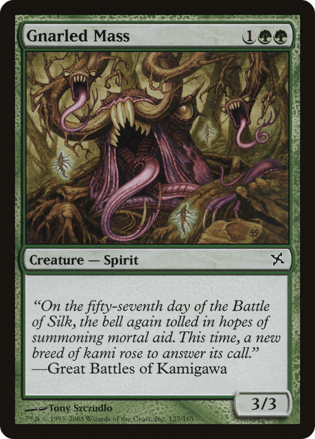 Gnarled Mass (127) — Betrayers of Kamigawa