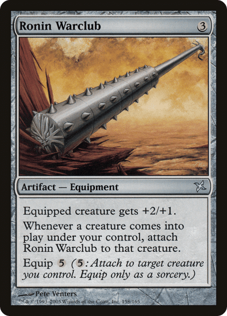 Ronin Warclub (158) — Betrayers of Kamigawa