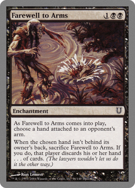 Farewell to Arms (56) — Unhinged