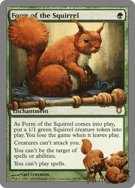 Form of the Squirrel (96) — Unhinged