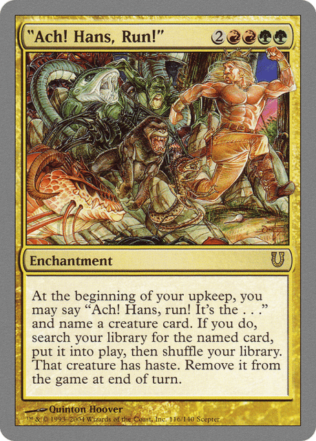 "Ach! Hans, Run!" (116) — Unhinged