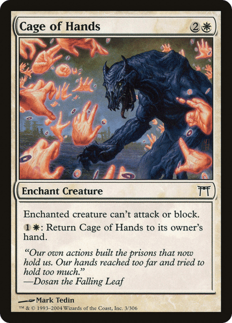 Cage of Hands (3) — Champions of Kamigawa