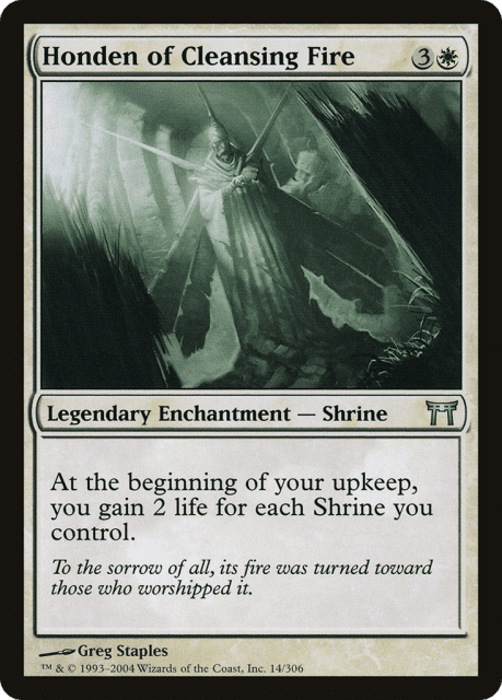 Honden of Cleansing Fire (14) — Champions of Kamigawa
