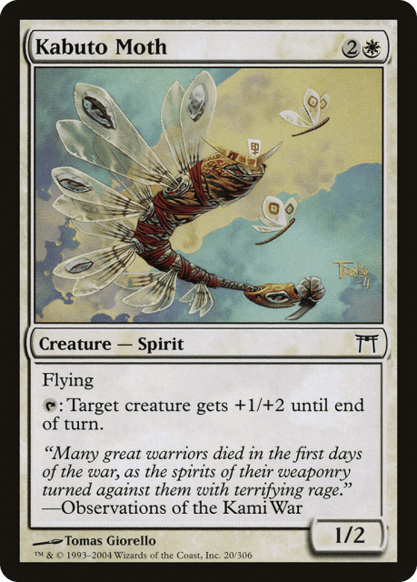 Kabuto Moth (20) — Champions of Kamigawa