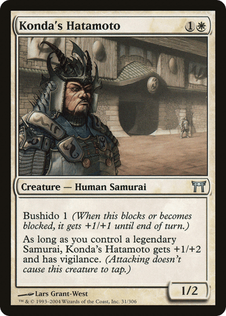 Konda's Hatamoto (31) — Champions of Kamigawa