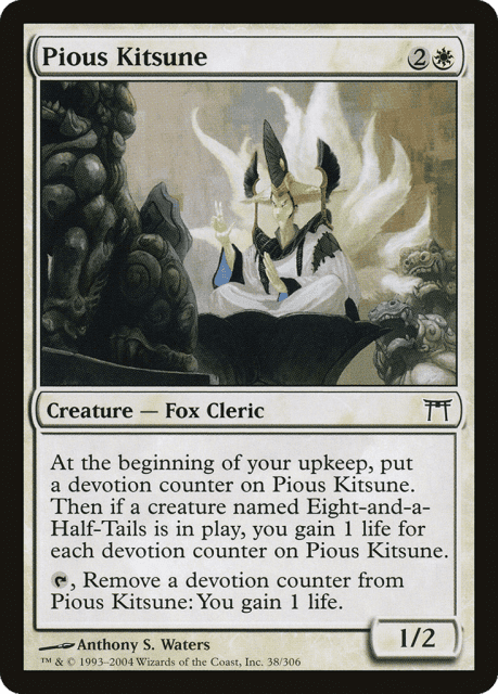 Pious Kitsune (38) — Champions of Kamigawa