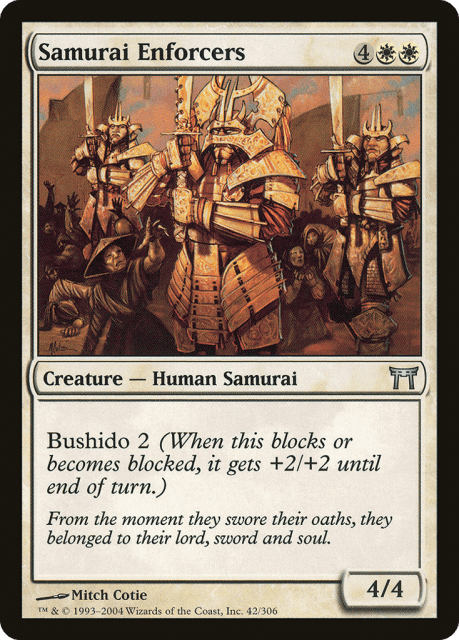 Samurai Enforcers (42) — Champions of Kamigawa