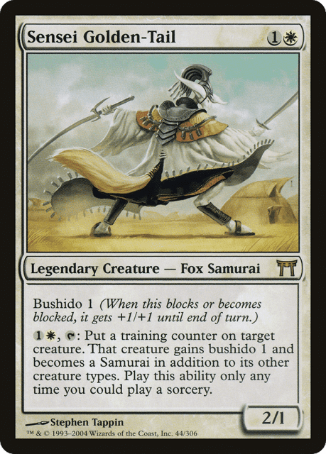Sensei Golden-Tail (44) — Champions of Kamigawa