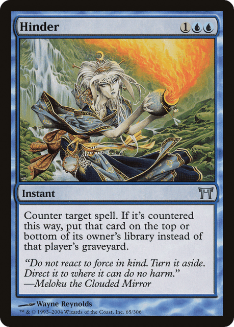 Hinder (65) — Champions of Kamigawa