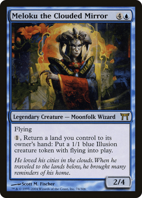 Meloku the Clouded Mirror (74) — Champions of Kamigawa