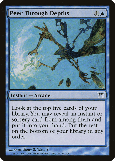 Peer Through Depths (78) — Champions of Kamigawa