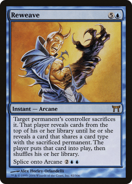 Reweave (82) — Champions of Kamigawa