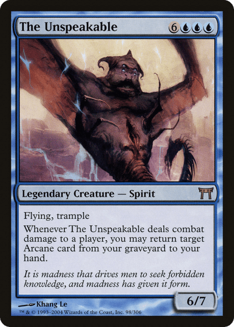 The Unspeakable (98) — Champions of Kamigawa