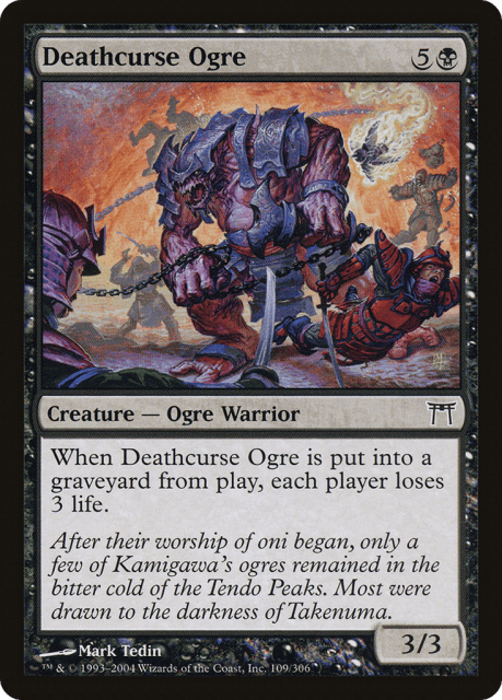 Deathcurse Ogre (109) — Champions of Kamigawa