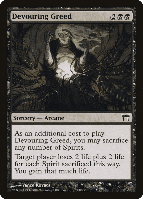 Devouring Greed (110) — Champions of Kamigawa