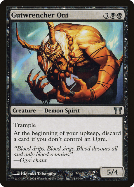 Gutwrencher Oni (113) — Champions of Kamigawa
