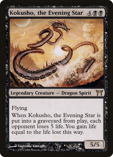 Kokusho, the Evening Star (122) — Champions of Kamigawa