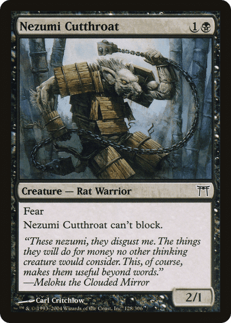 Nezumi Cutthroat (128) — Champions of Kamigawa