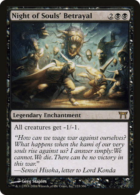 Night of Souls' Betrayal (133) — Champions of Kamigawa