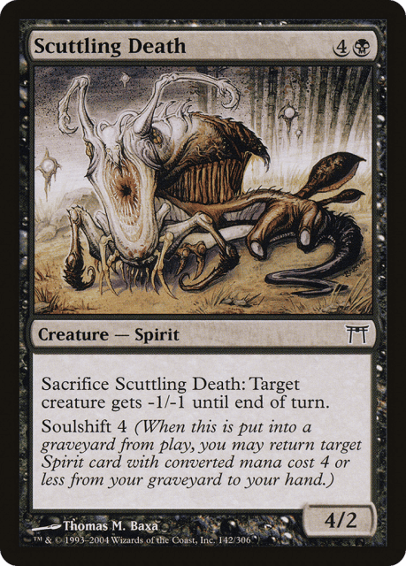Scuttling Death (142) — Champions of Kamigawa