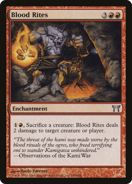 Blood Rites (159) — Champions of Kamigawa