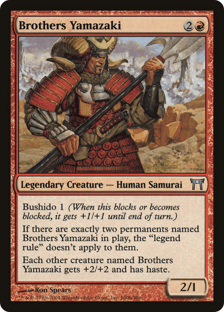 Brothers Yamazaki (160b) — Champions of Kamigawa