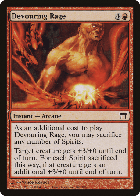 Devouring Rage (164) — Champions of Kamigawa