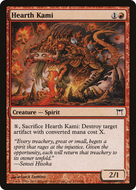Hearth Kami (171) — Champions of Kamigawa