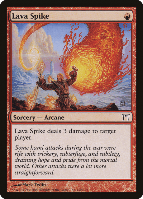 Lava Spike (178) — Champions of Kamigawa