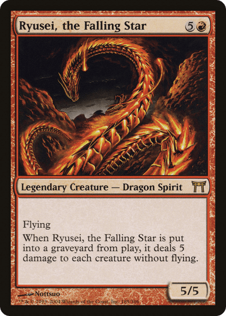 Ryusei, the Falling Star (185) — Champions of Kamigawa
