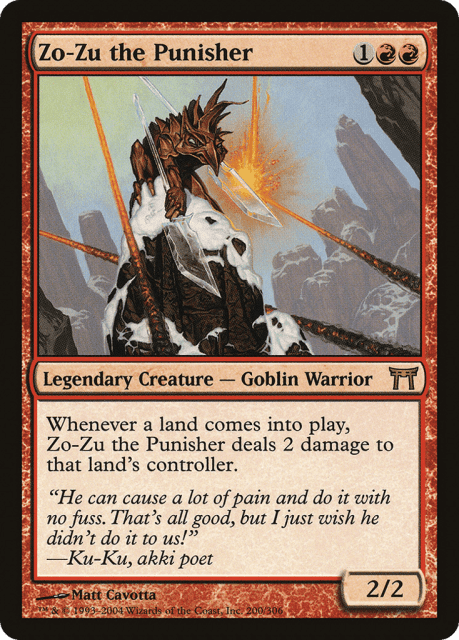 Zo-Zu the Punisher (200) — Champions of Kamigawa
